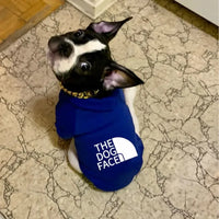 Text Pattern Dog Hoodies for Autumn and Winter