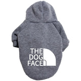 Text Pattern Dog Hoodies for Autumn and Winter