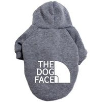 Text Pattern Dog Hoodies for Autumn and Winter