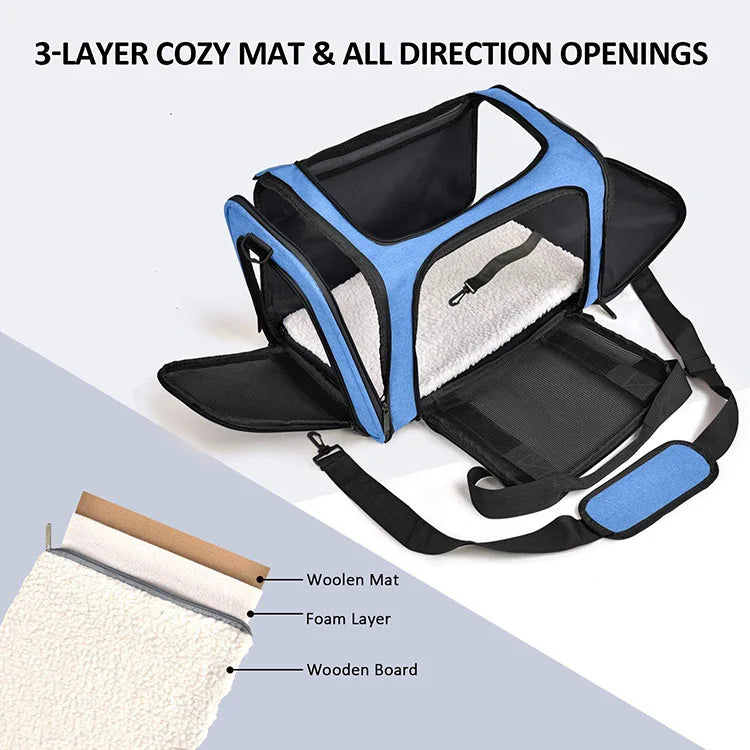 Pet Carrier Backpack for Small Dogs and Cats