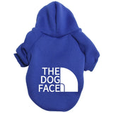 Text Pattern Dog Hoodies for Autumn and Winter
