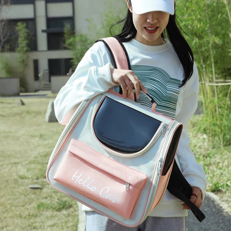 Cat Backpack Carrier for Travel: Windproof & Outdoor-Ready