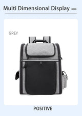 Pet Backpack Carrier Breathable Expandable - Cat Dog Travel Bag Portable