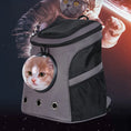 Load image into Gallery viewer, Cat Backpack Carrier with Space Capsule Bubble
