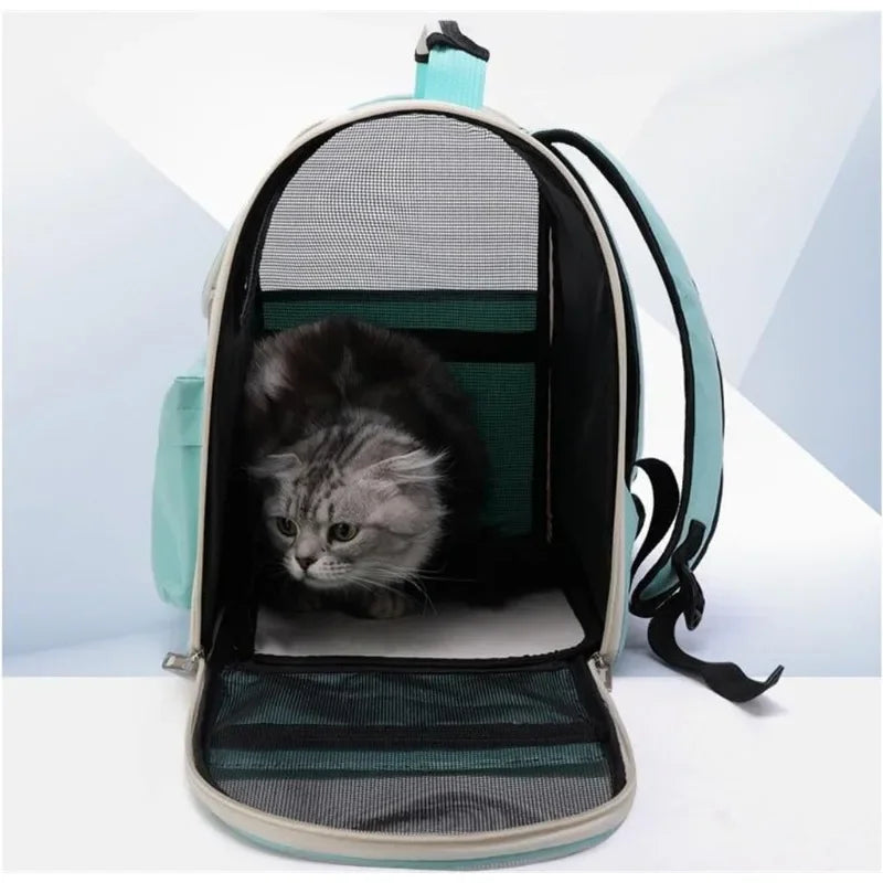 Cat Backpack Carrier for Travel: Windproof & Outdoor-Ready