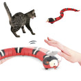 Load image into Gallery viewer, Interactive cat toy, the Chetitay electronic snake, made of plastic.
