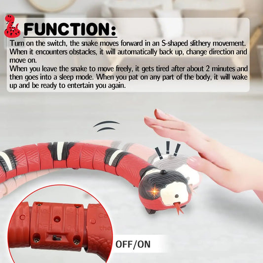 Interactive Cat Toy: Automatic Electronic Snake