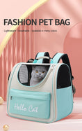 Load image into Gallery viewer, Cat Backpack Carrier: Breathable & Portable for Travel
