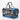 Soft-sided pet carrier with zipper closure for secure cat transport.