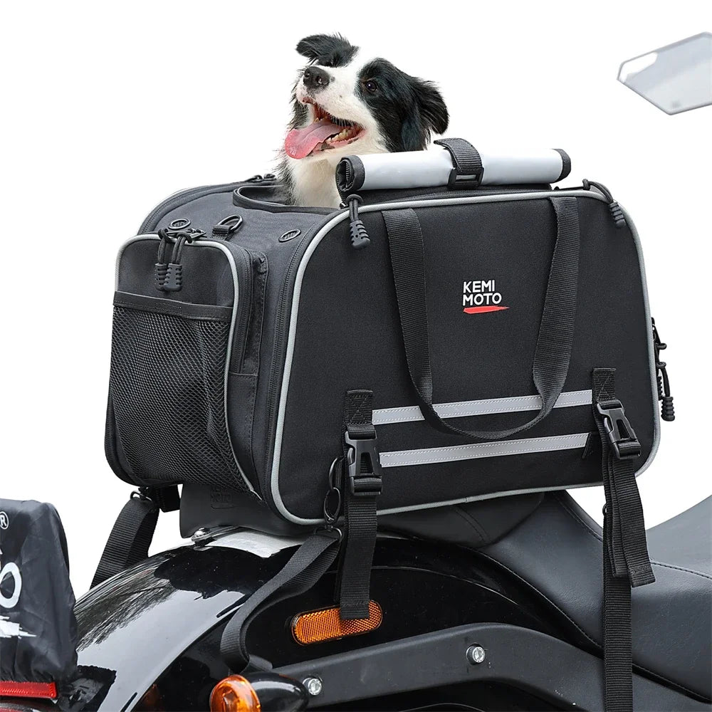 KEMIMOTO Motorcycle Pet Carrier Bag