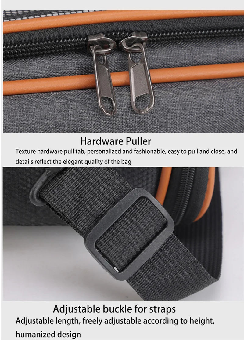 Portable Cat Carrier Bag for Travel: Soft-Sided Pet Carrier