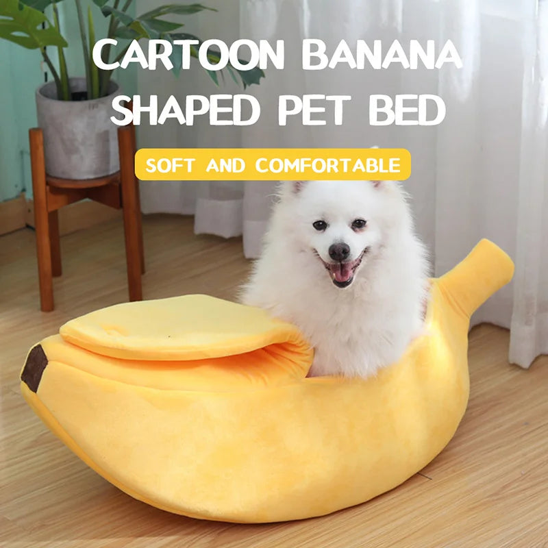 Banana Cat Bed: Cute & Cozy Pet House