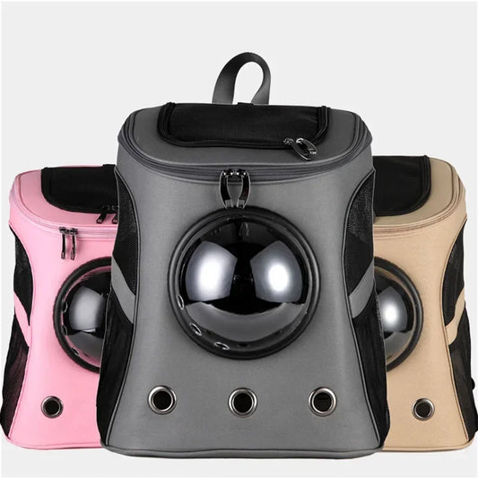 Cat Backpack Carrier with Space Capsule Bubble