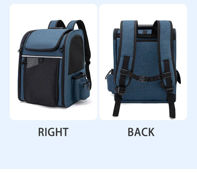 Pet Backpack Carrier: Breathable & Expandable