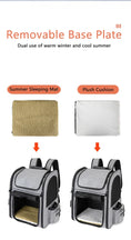 Load image into Gallery viewer, Pet Backpack Carrier: Breathable & Expandable

