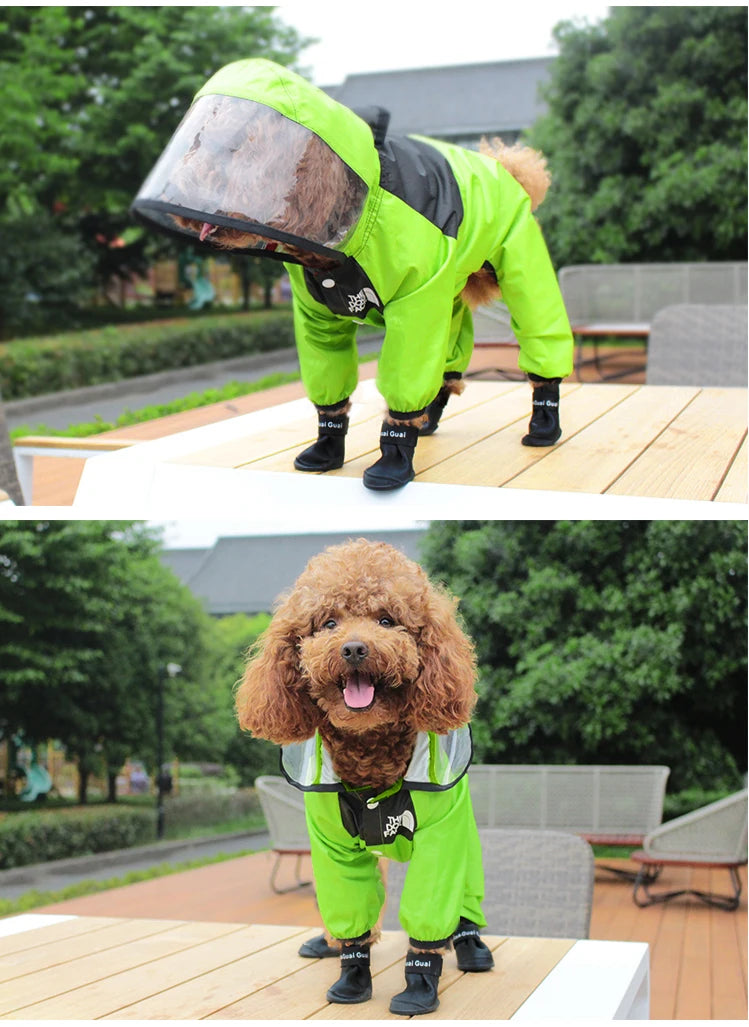 Waterproof Dog Raincoat with Hood