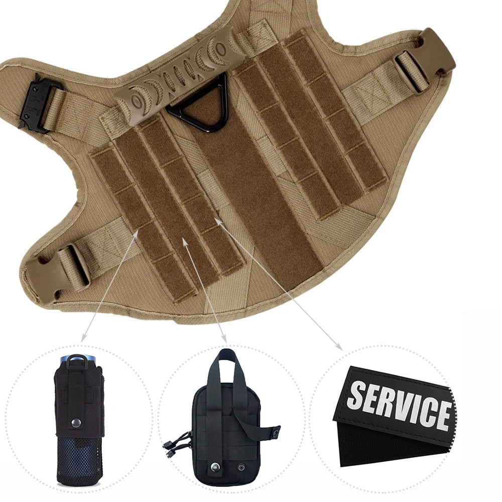 Tactical Dog Harness Vest for Training