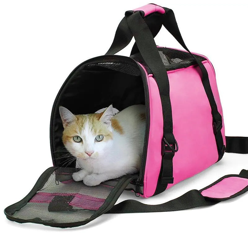 Soft-Sided Cat Carrier for Cats, Dogs, and Puppies