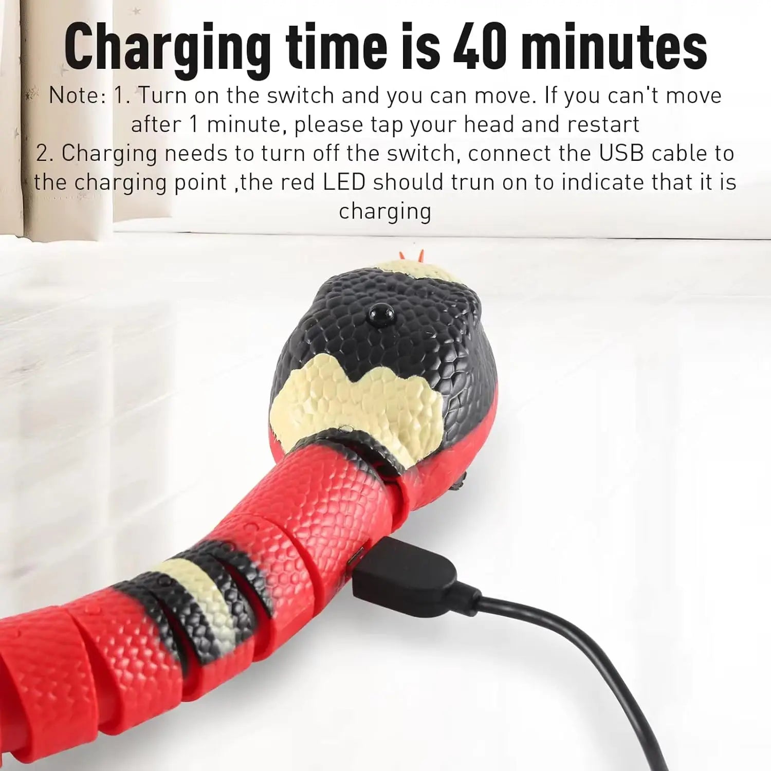 Interactive Cat Toy: Automatic Electronic Snake