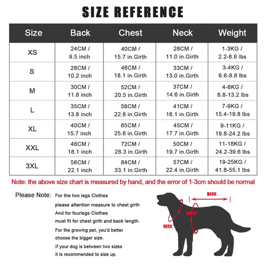 Warm Winter Dog Coat for Small & Large Dogs