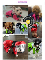 Waterproof Dog Raincoat with Hood