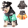 Load image into Gallery viewer, Warm winter dog coat with splicing pattern, suitable for all dogs.
