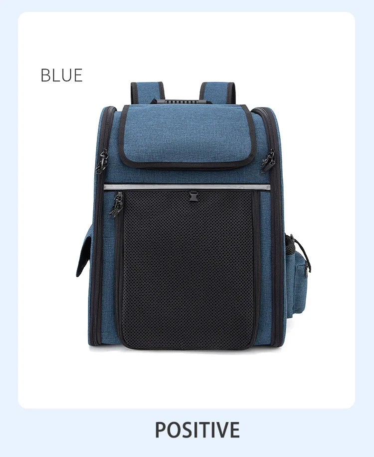 Pet Backpack Carrier: Breathable & Expandable