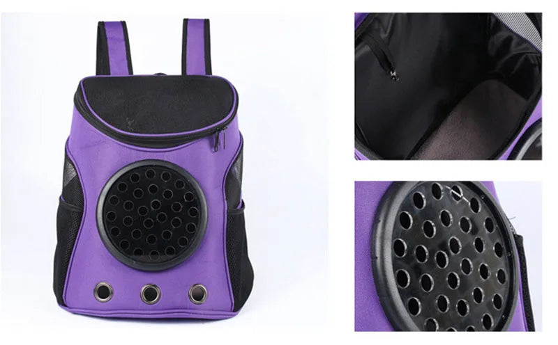 Cat Backpack Carrier with Space Capsule Bubble
