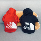 Text Pattern Dog Hoodies for Autumn and Winter