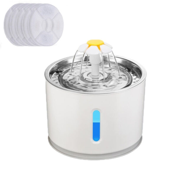 Automatic Pet Cat Water Fountain with LED Lighting YourCatBackpack