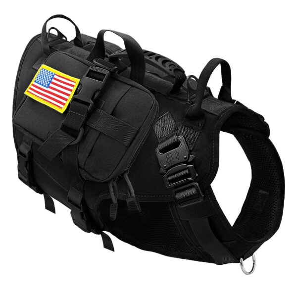 Military-Grade No-Pull Tactical Dog Harness - YourCatBackpack.Co