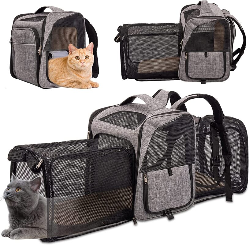 Expandable Travel Cat Carrier Backpack for Cats and Small Dogs Best Sellers YourCatBackpack