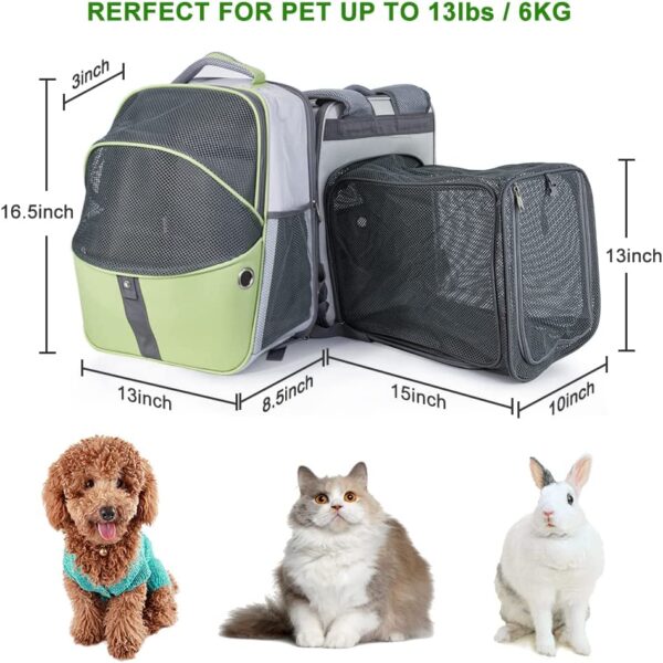 Large Capacity Expandable Travel Cat Carrier Backpack YourCatBackpack