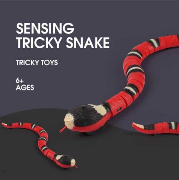 Smart Sensing Snake Cat Toy with USB Charging Best Sellers YourCatBackpack