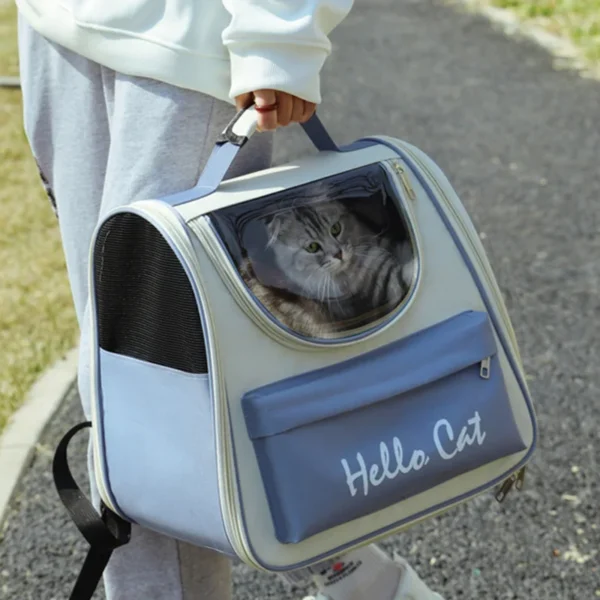 kf Sb939e5a5235c42ddbf6ae7304ca5ae29Z Cat Carrier Bags Windproof Outdoor Travel Backpack for Cat Small Dogs Transport Carrying Bag Cat Backpack Cute Cat Carrier Backpack