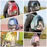 Luxury Breathable Panoramic Pet Backpack for Cats and Small Dogs Cat Carrier Backpacks YourCatBackpack