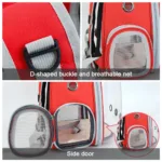 Luxury Breathable Panoramic Pet Backpack for Cats and Small Dogs Cat Carrier Backpacks YourCatBackpack